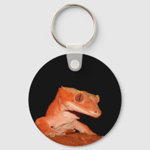 Gecko mit Haube Schlüsselanhänger