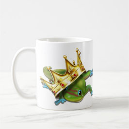 Gecko mit Krone Kaffeetasse