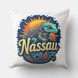 Gecko Nassau Bahamas Caribbean Kissen