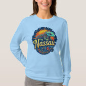 Gecko Nassau Bahamas Caribbean T-Shirt (Vorderseite)