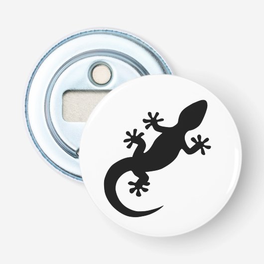 Gecko Noir Flaschenöffner (Vorderseite)