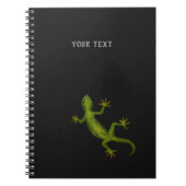 Gecko-Notebook mit (oder ohne) Text Notizblock (Vorderseite)