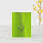 Gecko Notecard Karte (Gelbe Blume)