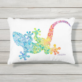 Gecko Patio Pillow Kissen Für Draußen