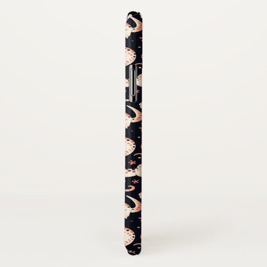 Gecko Pattern Case-Mate iPhone Hülle (Hinten/Rechts)