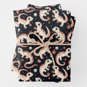 Gecko Pattern Geschenkpapier Set (Beispiel)