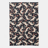 Gecko Pattern Geschirrtuch (Vertikal)