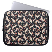 Gecko Pattern Laptopschutzhülle (Vorderseite)