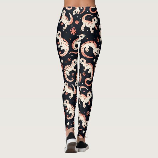 Gecko Pattern Leggings (Rückseite)