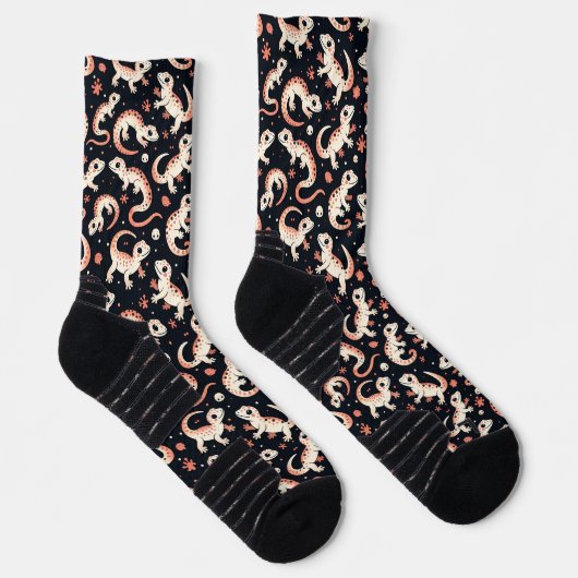 Gecko Pattern Socken (Rechts)