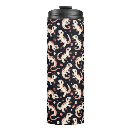 Gecko Pattern Thermosbecher (Vorderseite)