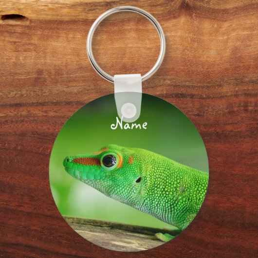 Gecko - Phelsuma grandis Schlüsselanhänger (Vorderseite)