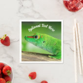 Gecko - Phelsuma grandis Serviette (Beispiel)