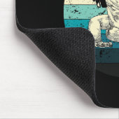 Gecko Playing Video Game Funny Gamer Mousepad (Ecke)