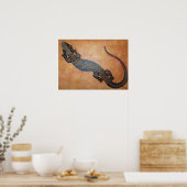 Gecko Poster (Küche)