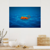 Gecko Poster (Küche)