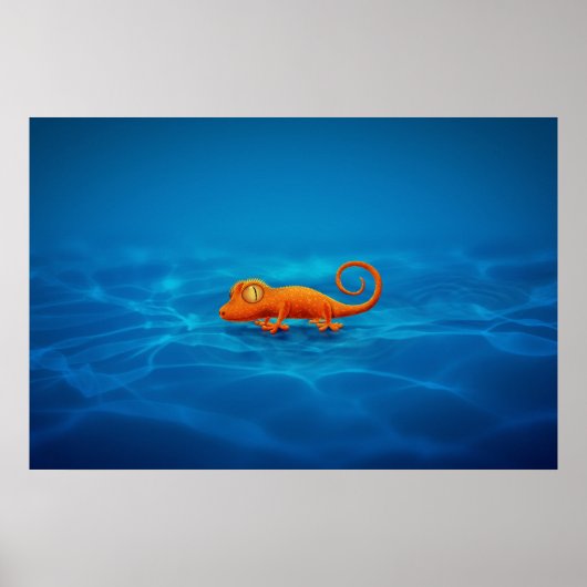 Gecko Poster (Vorne)