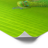 Gecko Print Poster (Ecke)