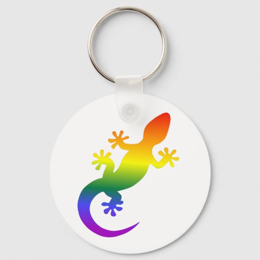 Gecko rainbow schlüsselanhänger (Vorderseite)