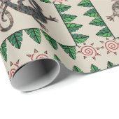 Gecko Reptile Pets Geschenkpapier (Rolleneckpunkt)