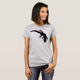 GECKO Rosa Kontur T-Shirt