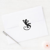 Gecko Runder Aufkleber (Umschlag)