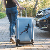 Gecko - Schwarz - Größer Aufkleber (Koffer Insitu)