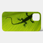 Gecko Silhouette Case-Mate iPhone Hülle (Rückseite (Horizontal))