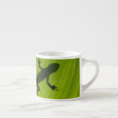 Gecko-Silhouette Espressotasse (Rechts)