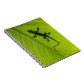 Gecko-Silhouette Notizblock (Rechte Seite)