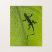 Gecko-Silhouette Puzzle (Vertikal)