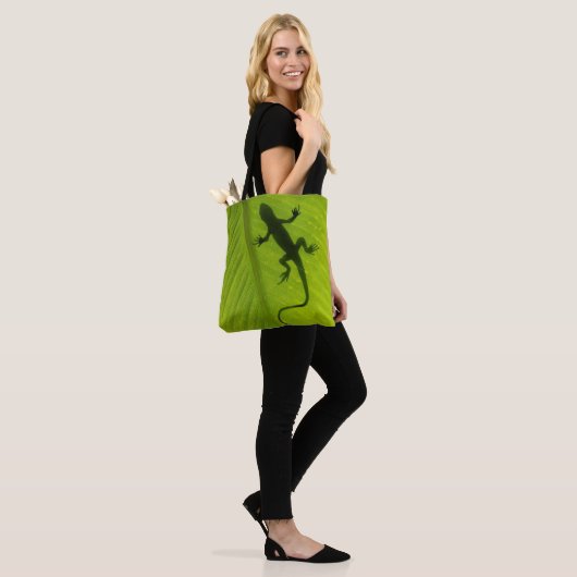 Gecko-Silhouette Tasche (Am Model)