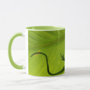 Gecko-Silhouette Tasse