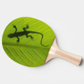 Gecko-Silhouette Tischtennis Schläger (Seitenansicht)