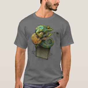 Gecko spielt Gitarre Lustiger Musikliebhaber 946 T-Shirt