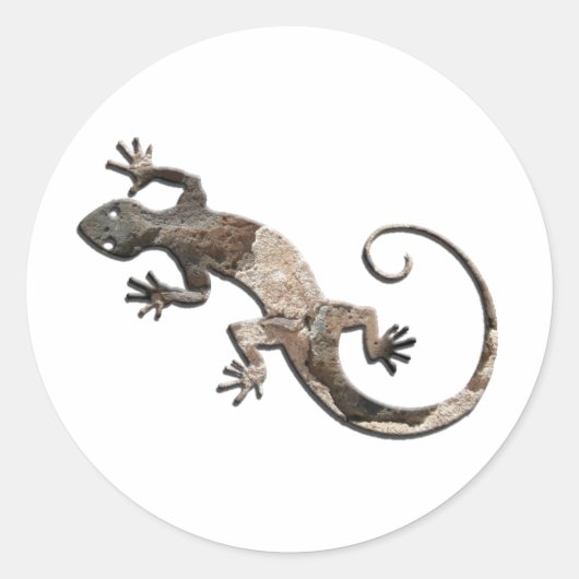 Gecko Stone Wall Stickers (Vorderseite)