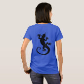 Gecko T-Shirt (Schwarz voll)