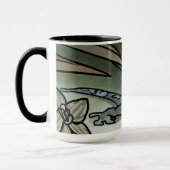 Gecko-Tasse mit Haube Tasse (Links)