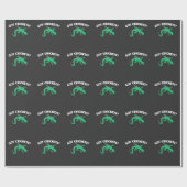 Gecko Terrarium-Zeckenbarsch Got Grillen Geschenkpapier (Flach)