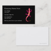 Gecko-Thema-Visitenkarten Visitenkarte (Vorne/Hinten)