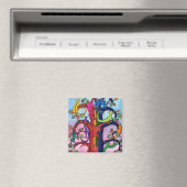 Gecko Tree of Life Magnet (In Situ (Geschirrspüler))