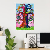 Gecko Tree of Life Poster (Heimbüro)