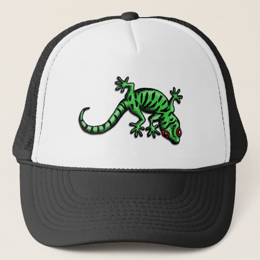 Gecko Truckerkappe (Vorderseite)