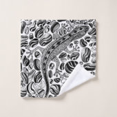 Gecko und Kies Badhandtuch Set (Waschlappen)