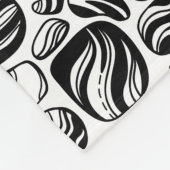 Gecko und Kies Fleecedecke (Ecke)