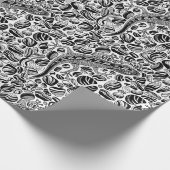 Gecko und Kies Geschenkpapier (Ecke)