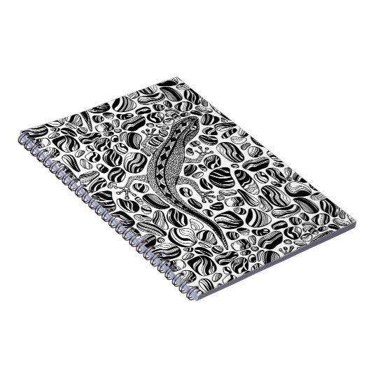 Gecko und Kies Notizblock (Rechte Seite)