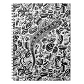 Gecko und Kies Notizblock (Vorderseite)