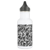 Gecko und Kies Trinkflasche (Links)