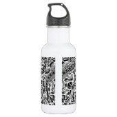 Gecko und Kies Trinkflasche (Rückseite)